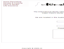 Tablet Screenshot of internationalstyles.net